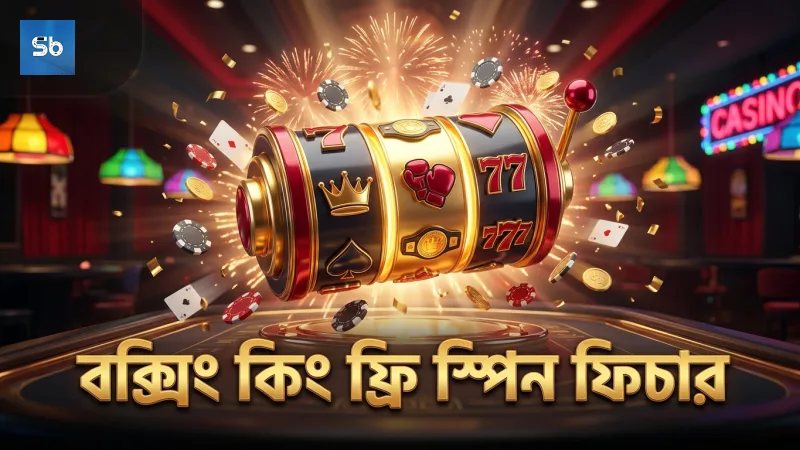 বক্সিং কিং স্লটের ফ্রি স্পিন ফিচার স্পষ্টভাবে উপস্থাপন।