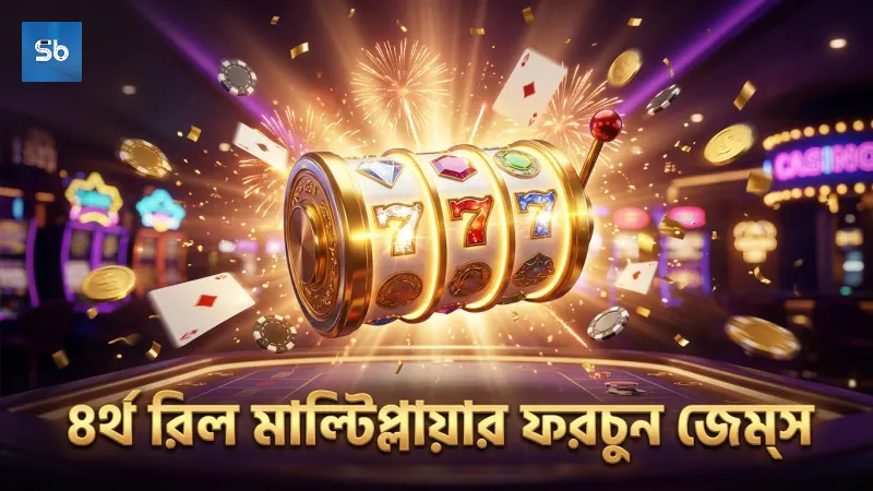 ৪র্থ রিল মাল্টিপ্লায়ার ফরচুন জেম্সে বোনাস বৃদ্ধি করে