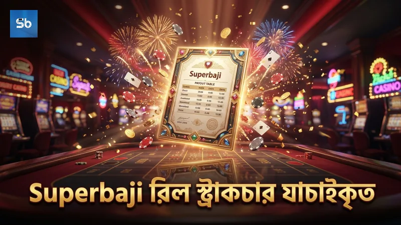Superbaji যাচাইকৃত রিল স্ট্রাকচার নিশ্চিত করে সততা