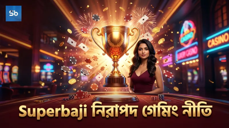 Superbaji নিরাপদ খেলার জন্য দায়িত্বশীল নীতি প্রয়োগ করে।